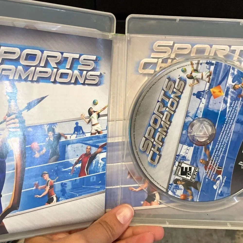 Sports Champions PS3 Game w/ Case & Disc – PlayStation Move Required
